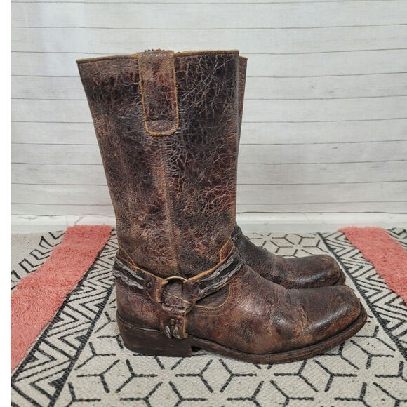 Bed Stu Brown Ankle Boots - Picture 1 of 15